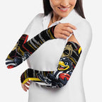 Collingwood Football Club Arm Sleeves Mascot Cartoon Football Illustration Style