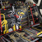Collingwood Football Club Back Car Seat Cover Mascot Cartoon Football Illustration Style