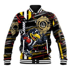 Collingwood Football Club Baseball Jacket Mascot Cartoon Football Illustration Style