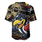 Collingwood Football Club Baseball Jersey Mascot Cartoon Football Illustration Style