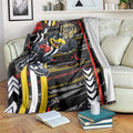 Collingwood Football Club Blanket Mascot Cartoon Football Illustration Style