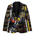 Collingwood Football Club Blazer Mascot Cartoon Football Illustration Style