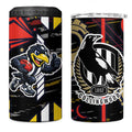 Collingwood Football Club 4 in 1 Can Cooler Tumbler Mascot Cartoon Football Illustration Style