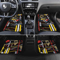 Collingwood Football Club Car Mats Mascot Cartoon Football Illustration Style