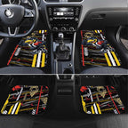 Collingwood Football Club Car Mats Mascot Cartoon Football Illustration Style