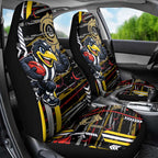 Collingwood Football Club Car Seat Cover Mascot Cartoon Football Illustration Style