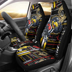 Collingwood Football Club Car Seat Cover Mascot Cartoon Football Illustration Style