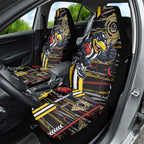 Collingwood Football Club Car Seat Cover Mascot Cartoon Football Illustration Style