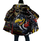 Collingwood Football Club Cloak Mascot Cartoon Football Illustration Style