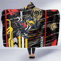 Collingwood Football Club Hooded Blanket Mascot Cartoon Football Illustration Style