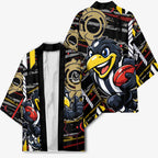 Collingwood Football Club Kimono Mascot Cartoon Football Illustration Style