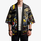 Collingwood Football Club Kimono Mascot Cartoon Football Illustration Style
