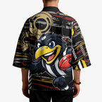 Collingwood Football Club Kimono Mascot Cartoon Football Illustration Style