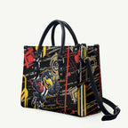 Collingwood Football Club Leather Bag Mascot Cartoon Football Illustration Style