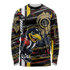 Collingwood Football Club Long Sleeve Shirt Mascot Cartoon Football Illustration Style