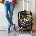 Collingwood Football Club Luggage Cover Mascot Cartoon Football Illustration Style