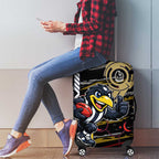 Collingwood Football Club Luggage Cover Mascot Cartoon Football Illustration Style