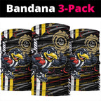 Collingwood Football Club Neck Gaiter Mascot Cartoon Football Illustration Style