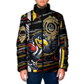 Collingwood Football Club Padded Jacket Mascot Cartoon Football Illustration Style