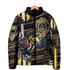 Collingwood Football Club Padded Jacket Mascot Cartoon Football Illustration Style