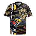 Collingwood Football Club Rugby Jersey Mascot Cartoon Football Illustration Style