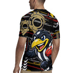 Collingwood Football Club Rugby Jersey Mascot Cartoon Football Illustration Style
