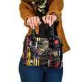 Collingwood Football Club Shoulder Handbag Mascot Cartoon Football Illustration Style