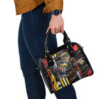 Collingwood Football Club Shoulder Handbag Mascot Cartoon Football Illustration Style