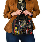 Collingwood Football Club Shoulder Handbag Mascot Cartoon Football Illustration Style