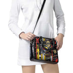 Collingwood Football Club Shoulder Handbag Mascot Cartoon Football Illustration Style