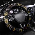 Collingwood Football Club Steering Wheel Cover Mascot Cartoon Football Illustration Style