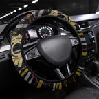 Collingwood Football Club Steering Wheel Cover Mascot Cartoon Football Illustration Style