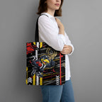 Collingwood Football Club Tote Bag Mascot Cartoon Football Illustration Style