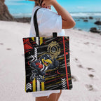 Collingwood Football Club Tote Bag Mascot Cartoon Football Illustration Style