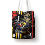 Collingwood Football Club Tote Bag Mascot Cartoon Football Illustration Style
