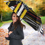 Collingwood Football Club Umbrella Mascot Cartoon Football Illustration Style
