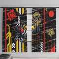 Collingwood Football Club Window Curtain Mascot Cartoon Football Illustration Style