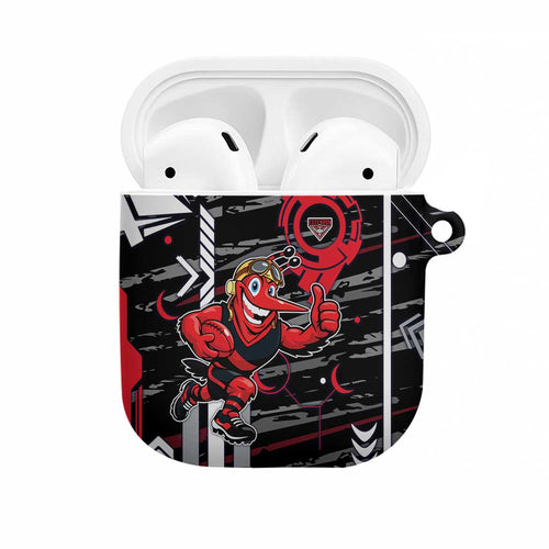 Essendon Football Club AirPods Case Mascot Cartoon Football Illustration Style