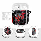 Essendon Football Club AirPods Case Mascot Cartoon Football Illustration Style