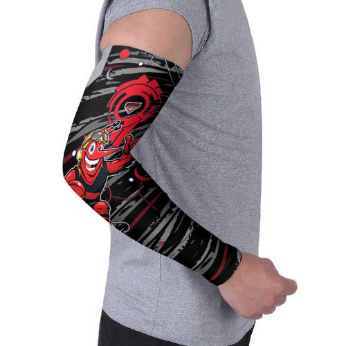Essendon Football Club Arm Sleeves Mascot Cartoon Football Illustration Style