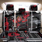 Essendon Football Club Back Car Seat Cover Mascot Cartoon Football Illustration Style