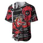 Essendon Football Club Baseball Jersey Mascot Cartoon Football Illustration Style