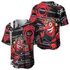 Essendon Football Club Baseball Jersey Mascot Cartoon Football Illustration Style