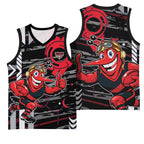 Essendon Football Club Basketball Jersey Mascot Cartoon Football Illustration Style
