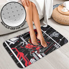 Essendon Football Club Bathroom Set Mascot Cartoon Football Illustration Style