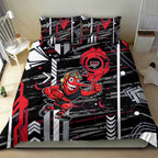 Essendon Football Club Bedding Set Mascot Cartoon Football Illustration Style