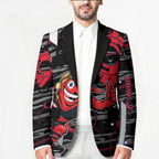 Essendon Football Club Blazer Mascot Cartoon Football Illustration Style