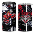 Essendon Football Club 4 in 1 Can Cooler Tumbler Mascot Cartoon Football Illustration Style