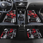Essendon Football Club Car Mats Mascot Cartoon Football Illustration Style