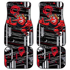 Essendon Football Club Car Mats Mascot Cartoon Football Illustration Style